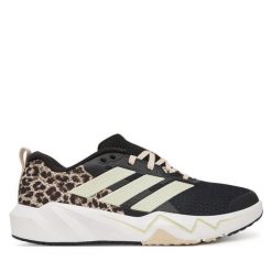 Buty na siłownię adidas. Czarne obuwie sportowe damskie Adidas, bez wzorów, bez zapięcia, na fitness i siłownię. Za 299.99 zł.