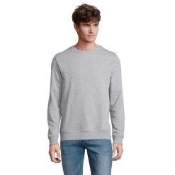Bluza Unisex Dla Dorosłych Comet Melange. Szare bluzy męskie SOL'S, m, bez wzorów, bez ramiączek, bez kaptura. Za 111.99 zł.