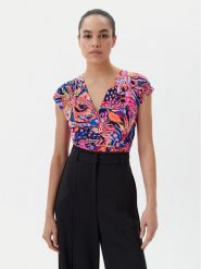Morgan Bluzka 251-DPLAYA Kolorowy Regular Fit. Bluzki damskie Morgan, xs, bez wzorów, z syntetyku, bez kołnierzyka, bez ramiączek. Za 119.99 zł.