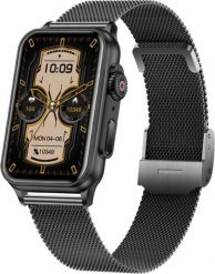 Smartwatch Rubicon RNCF06 Czarny. Czarne zegarki smartwatch Rubicon, bez wzorów. Za 139.32 zł.