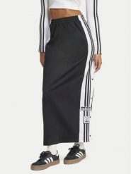 Adidas Spódnica maxi adicolor Adibreak JD0923 Czarny Loose Fit. Czarne spódnice damskie Adidas, s, bez wzorów, z syntetyku, maxi. Za 239.99 zł.