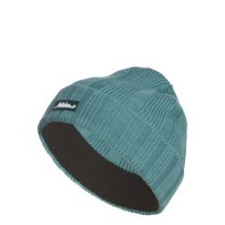 Czapka typu beanie z prążkowanej dzianiny. Niebieskie czapki damskie Adidas, na zimę, bez wzorów, z dzianiny. Za 129.00 zł.