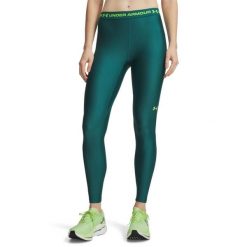 Legginsy Under Armour Heatgear Legging Damskie. Zielone legginsy damskie Under Armour, bez wzorów, z elastanu. Za 281.99 zł.