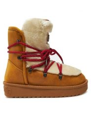 D.Franklin Śniegowce Nordic Trk Fur DFSH370005 Żółty. Żółte śniegowce damskie D.Franklin, z materiału, bez zapięcia. Za 369.99 zł.