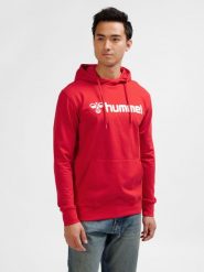 Bluza z kapturem Hummel Go 2.0 Logo. Niebieskie bluzy damskie Hummel, s, bez wzorów, z bawełny, bez ramiączek, z kapturem. Za 162.65 zł.