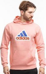 Adidas Bluza męska adidas FI BOS HD OLY różowa IS9597 2XL. Czerwone bluzy męskie Adidas, m, bez wzorów, bez ramiączek, bez kaptura. Za 263.98 zł.
