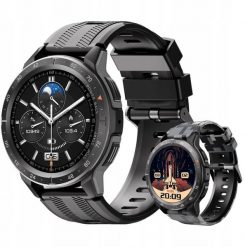 Fossibot W101 Smartwatch - zegarek smart Czarny. Czarne zegarki smartwatch FOSSiBOT, bez wzorów. Za 215.84 zł.