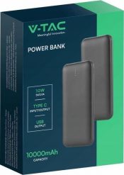 Powerbank V-TAC Power Bank 10000mAh SLIM TYPE C Czarny VT-3527. Czarne powerbanki V-TAC. Za 75.43 zł.