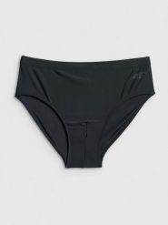 4F Kąpielówki męskie - czarne L. Czarne kąpielówki męskie 4F, l, bez wzorów, ze skóry. Za 49.99 zł.