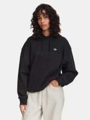 Adidas Bluza Essentials KR3605 Czarny Oversize. Czarne bluzy damskie Adidas, xs, bez wzorów, z bawełny, bez ramiączek, bez kaptura. Za 259.99 zł.