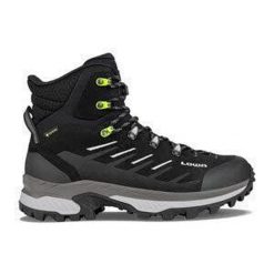 Buty trekkingowe męskie Lowa Randir Mid Gtx. Czarne trekkingi męskie Lowa, z materiału, za kostkę, bez zapięcia. Za 1,265.00 zł.