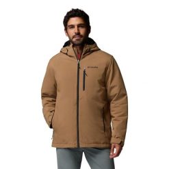 Męska kurtka Columbia Gate Racer II Softsh 2090404257. Brązowe kurtki męskie Columbia, l, bez wzorów, z elastanu, z kapturem, trekkingowe. Za 597.69 zł.
