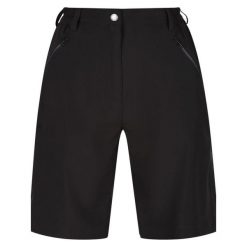 Xert damskie spodenki. Czarne szorty damskie Regatta, bez wzorów, z elastanu, sportowe. Za 181.00 zł.