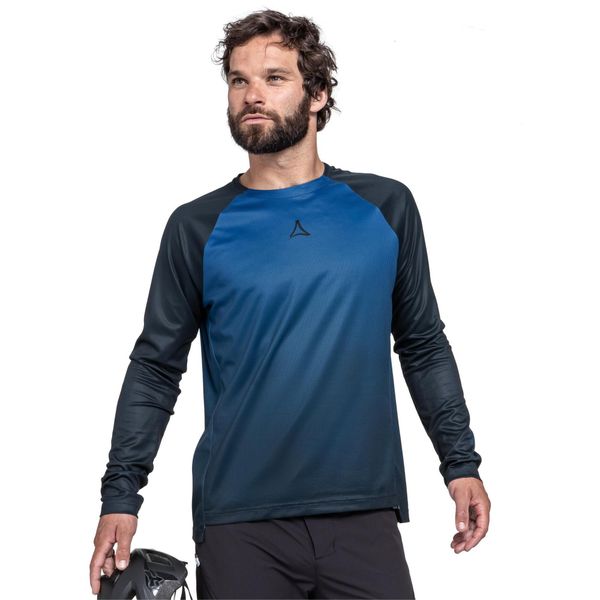 Longsleeve rowerowy męski Schöffel Koitere. Niebieskie bluzy męskie Schöffel, m, bez wzorów, sportowe, bez ramiączek, bez kaptura. Za 359.99 zł.