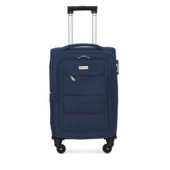 Walizka średnia Semi Line. Niebieskie walizki damskie Semi-line, bez wzorów, średnie. Za 179.99 zł.