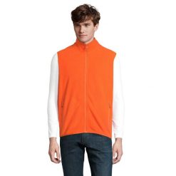 Ocieplacz Na Ciało Dla Dorosłych Unisex Factor Fleece Zapinany Na Zamek. Brązowe bluzy męskie SOL'S, l, bez wzorów, bez ramiączek, bez kaptura. Za 104.99 zł.