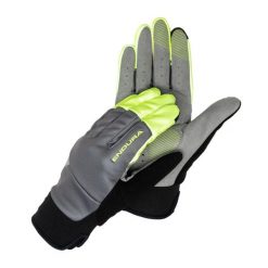 Rękawiczki rowerowe męskie Endura Windchill hi-viz. Szare rękawiczki męskie ENDURA, bez wzorów. Za 129.99 zł.