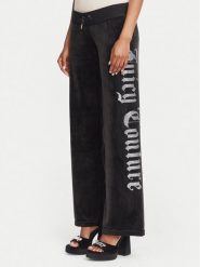 Juicy Couture Spodnie dresowe Old Gothic JCWBJ226334 Czarny Regular Fit. Czarne spodnie dresowe damskie Juicy Couture, bez wzorów, z dresówki. Za 339.99 zł.