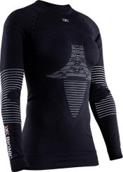 Czarna bluza transmisyjna damska X-Bionic Energizer 4.0. Czarne bluzy damskie X BIONIC, l, bez wzorów, z materiału, sportowe, bez ramiączek, bez kaptura. Za 789.99 zł.