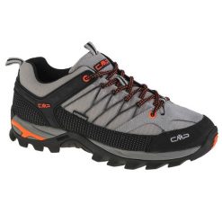 Buty trekkingowe męskie, CMP Rigel Low. Brązowe buty zimowe męskie CMP, bez wzorów, bez obcasa, bez zapięcia. Za 319.99 zł.