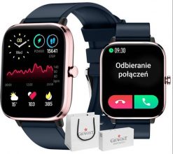 Smartwatch Giewont Smartwatch Giewont Dynamic SmartCall GW230-5 - RoseGold/Deep Ocean. Zegarki smartwatch Giewont, bez wzorów. Za 310.26 zł.