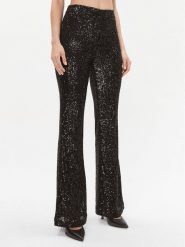 TWINSET Spodnie materiałowe 232TT2284 Czarny Regular Fit. Czarne spodnie materiałowe damskie Twinset, bez wzorów, z materiału. Za 1,499.00 zł.