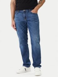 Guess Jeansy M6GAN2 D0755 Niebieski Slim Fit. Niebieskie jeansy męskie Guess, z bawełny. Za 524.99 zł.