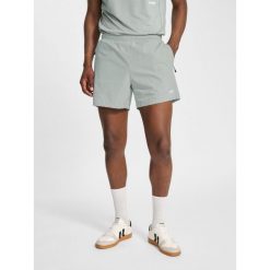 Szorty Hummel Pulse. Szare spodnie materiałowe męskie Hummel, bez wzorów, z dresówki. Za 223.00 zł.