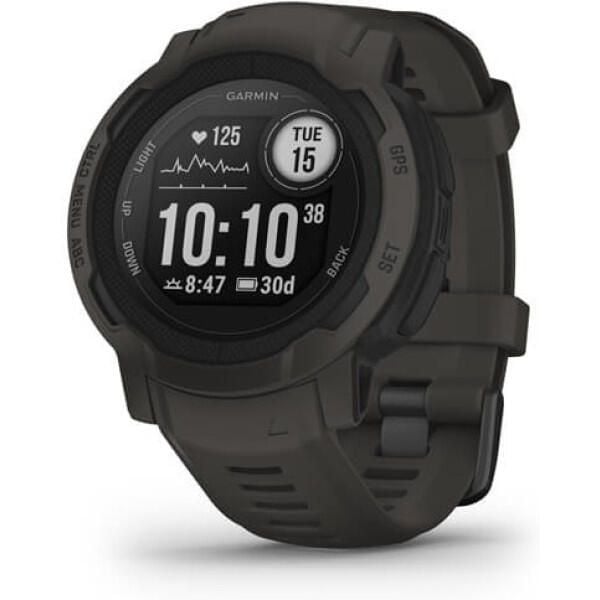 Zegarek Garmin Instinct 2 - graphite. Szare zegarki męskie Garmin, bez wzorów. Za 1,488.99 zł.