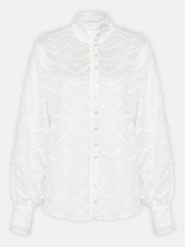 Bruuns Bazaar Koszula Vinika BBW4243 Biały Regular Fit. Białe koszule damskie Bruuns Bazaar, bez wzorów, z lyocellu, bez kołnierzyka, bez ramiączek. Za 379.99 zł.