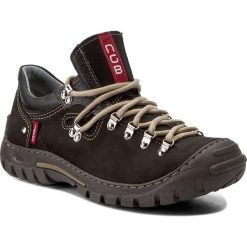 Półbuty NAGABA - 055 Czarny Pull-Up. Czarne buty zimowe męskie Nagaba, bez wzorów, z materiału, bez obcasa, bez zapięcia. W wyprzedaży za 229.00 zł.