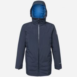 Parka Outdoor lifestyle męska CHAMONIX WARM. Niebieskie parki męskie Millet, l, bez wzorów, z materiału, klasyczne, bez kołnierzyka, bez kaptura. Za 1,714.55 zł.