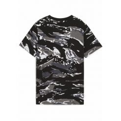 Młodzieżowa koszulka Essentials Camo PUMA Black. Czarna bluzki damskie Puma, m, bez wzorów, młodzieżowe, bez kołnierzyka, bez ramiączek. W wyprzedaży za 94.00 zł.
