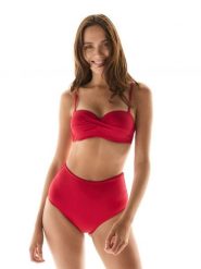 Dół od bikini - czerwony. Czerwone stroje kąpielowe damskie Reserved, l, bez wzorów. Za 59.99 zł.