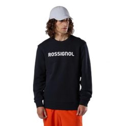 Sweatshirt Rossignol Logo Cn. Czarne bluzy męskie Rossignol, m, bez wzorów, bez ramiączek, bez kaptura. Za 406.50 zł.