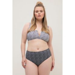 Damskie Majteczki bikini wysoki stan wzór w groszki. Czarne bikini Ulla Popken, bez wzorów, z elastanu. Za 123.99 zł.