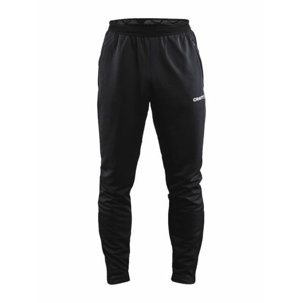 Spodnie treningowe męskie Craft Evolve Pant. Czarne spodnie sportowe męskie Craft, m, bez wzorów, z dresówki, na fitness i siłownię. Za 214.00 zł.