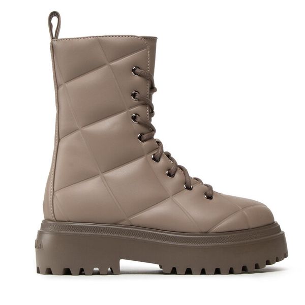 Botki Le Silla. Brązowe botki damskie LE SILLA, bez wzorów, bez obcasa, na płaskiej podeszwie, bez zapięcia. Za 2,759.00 zł.