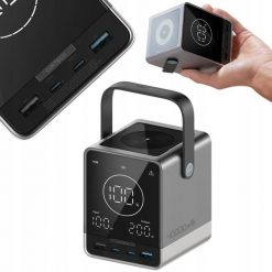 Powerbank Cuktech Powerbank Cuktech 300W 40000mAh z ładowaniem bezprzewodowym 2x USB-C + 2x USB-A - czarny. Czarne powerbanki Cuktech. Za 458.88 zł.