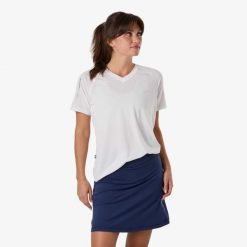 Koszulka → trening → damska → Swedemount → Core Training Tee → szybkoschnąca. Białe bluzki damskie SWEDEMOUNT, bez wzorów, z syntetyku, sportowe, bez kołnierzyka, bez ramiączek. Za 79.99 zł.
