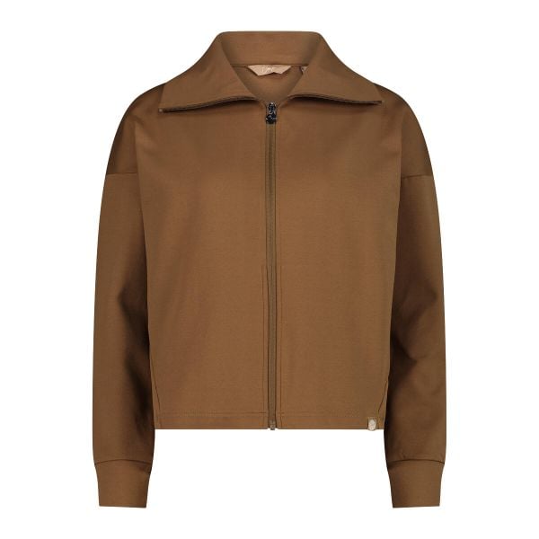 Kurtka damska z zamkiem z przodu CMP. Brązowe kurtki sportowe damskie CMP, bez wzorów, bez ramiączek, bez kaptura, trekkingowe. Za 304.50 zł.