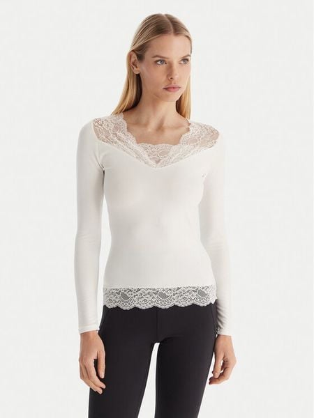 Ysabel Mora Bielizna termoaktywna górna 70033 Biały Slim Fit. Biała koszule nocne damskie ysabel mora, bez wzorów, z syntetyku, bez ramiączek. Za 89.99 zł.