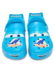 Crocs Klapki Lightnong Mcqueen Dinaco Crocband 213582 Niebieski. Niebieskie klapki męskie Crocs, bez wzorów, z tworzywa sztucznego, bez zapięcia. Za 319.99 zł.