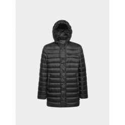 Kurtka GEOX M4625F Czarny. Czarne kurtki męskie Geox, m, bez wzorów, z puchu, sportowe, z kapturem. Za 860.99 zł.