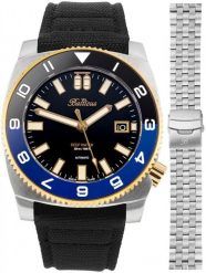 Zegarek męski Balticus BAL-DWOBBG-P czarny. Czarne zegarki męskie BALTICUS, bez wzorów. Za 4,690.00 zł.