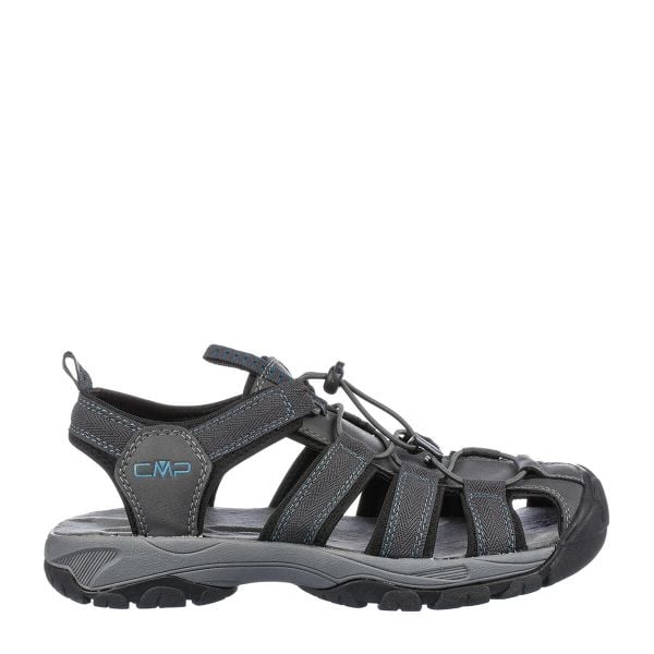 Sandały sportowe męskie CMP SAHIPH. Niebieskie sandały męskie CMP, na lato, bez wzorów, z gumy, eleganckie, bez zapięcia. Za 239.99 zł.