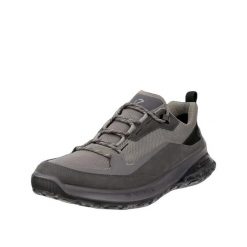 Buty trekkingowe ECCO ULT-TRN Low Wodoodporne. Szare trekkingi męskie ecco, z materiału, bez zapięcia. Za 764.50 zł.
