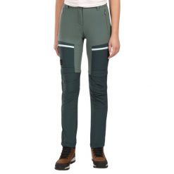 Damskie spodnie outdoorowe 2 w 1 Kilpi HOSIO-W. Brązowe spodnie sportowe damskie Kilpi, bez wzorów, z nylonu, sportowe, trekkingowe. Za 380.74 zł.