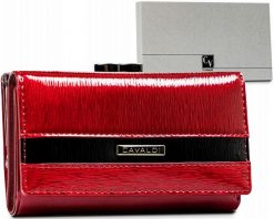 Portfel damski 4U Cavaldi [DH] H23-2-SH9 czerwony. Czerwone portfele damskie 4U Cavaldi, z lakierowanej skóry. Za 75.99 zł.