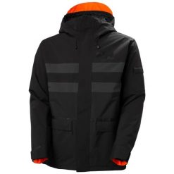 Kurtka narciarska Helly Hansen ULLR D Fram. Czarne kurtki sportowe damskie Helly Hansen, na zimę, bez wzorów, bez ramiączek, bez kaptura, narciarskie. Za 1,191.50 zł.